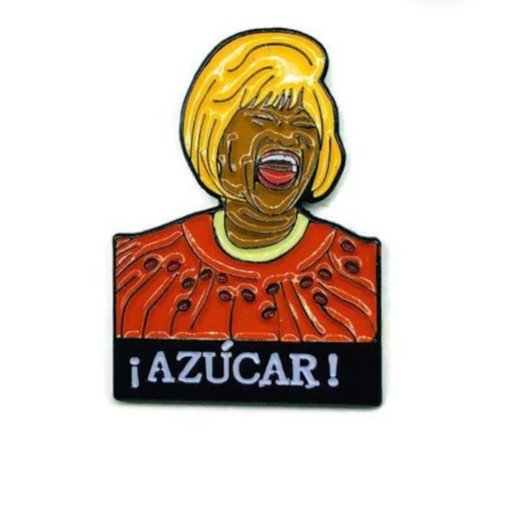 Colorful Celia Cruz Azúcar Enamel Pin New